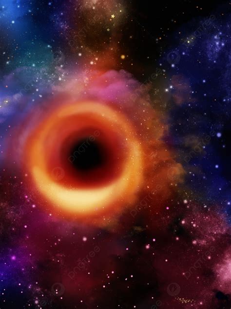 Nebula Black Hole Wallpaper