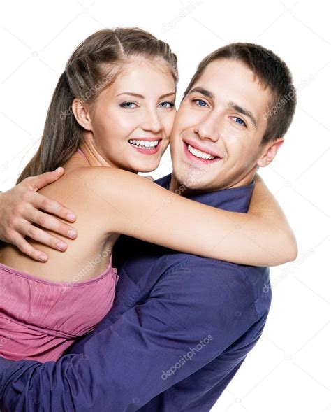 Embracing Happy Beautiful Couple Stock Image Aff Beautiful Happy