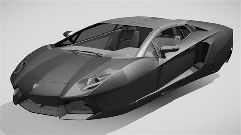 Lamborghini Aventador Flying Buy Royalty Free 3d Model By Creator 3d