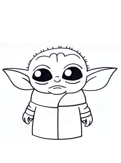 Here we have free and downloadable coloring pages of baby yoda from the mandalorian. the mandalorian, of course, is part of the star wars universe. Kids-n-fun.com | Coloring page Star Wars Mandalorian baby ...