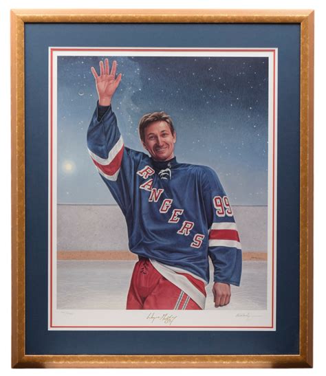 Lot Detail Wayne Gretzky New York Rangers The Great Farewell Ken