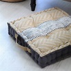 Cuscino da pavimento (45 cm) Barklay Grigio antracite - Tessuto ...