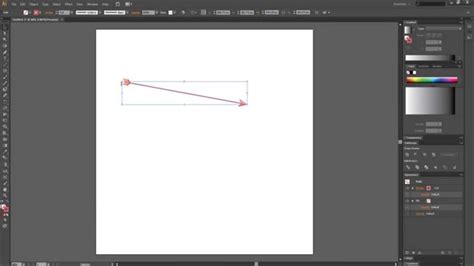 How To Create A Simple Arrow In Adobe Illustrator Youtube