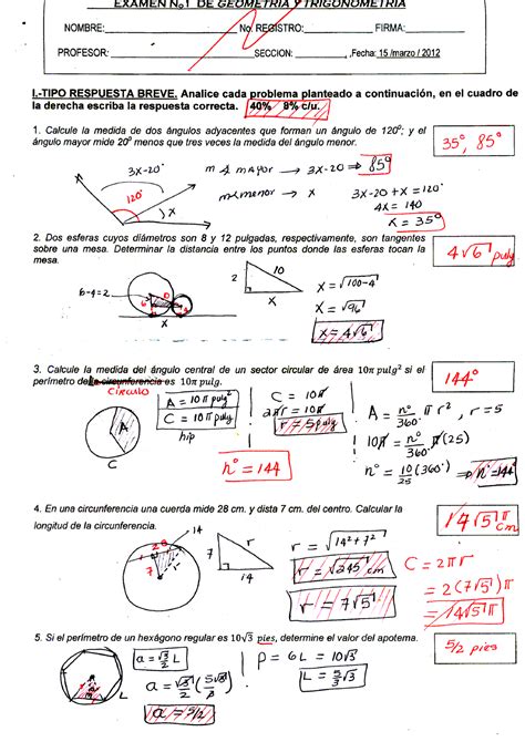 Examen Primer Parcial Mm 111 Geometria Y Trigonometria Studocu