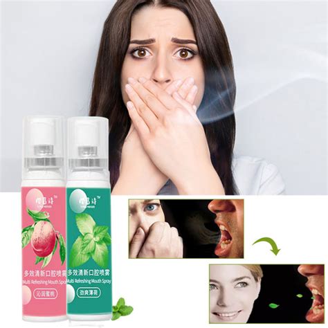 【original】mouth spray reflesh breath freshener small portable oral spray herbal fresh breath