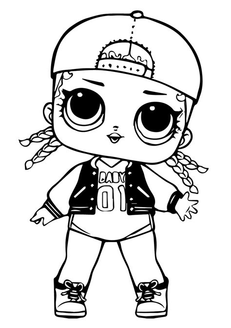 Lol Surprise Coloring Pages Coloring Home Printable Lol Doll Coloring