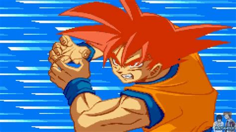 Dragon Ball Z Supersonic Warriors Super Saiyan God Goku Mod