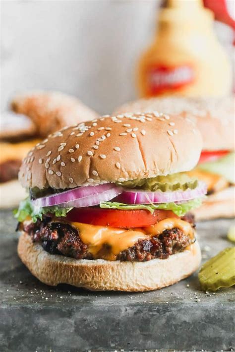 A Classic Juicy Hamburger Recipe Made With Ground Chuck A Simple