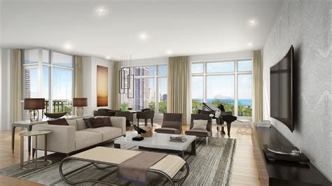 Chicago Gold Coast 33 Unit Building Luxury Design By Soucie Horner Ltd