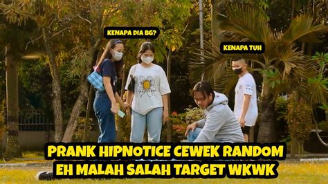 Prank Gagal Hipnotice Cewek Random Dibuat Puanik Wkwk Youtube