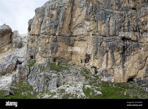 On 1915 An Alpini Troop Unit Occupied The Ledge Halfway Up The Rock