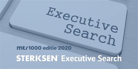 Sterksen On Linkedin Mt1000 Editie 2020 Beste In Executive Search