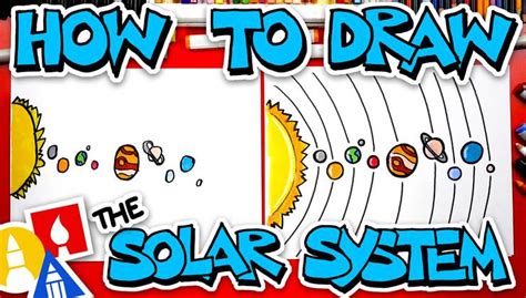 How To Draw The Solar System Art For Kids Hub