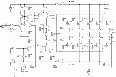 By erno borbely (audio amateur 4/93) 1.65m. Soft Wiring: 10000 Watts Power Amplifier Schematic Diagram