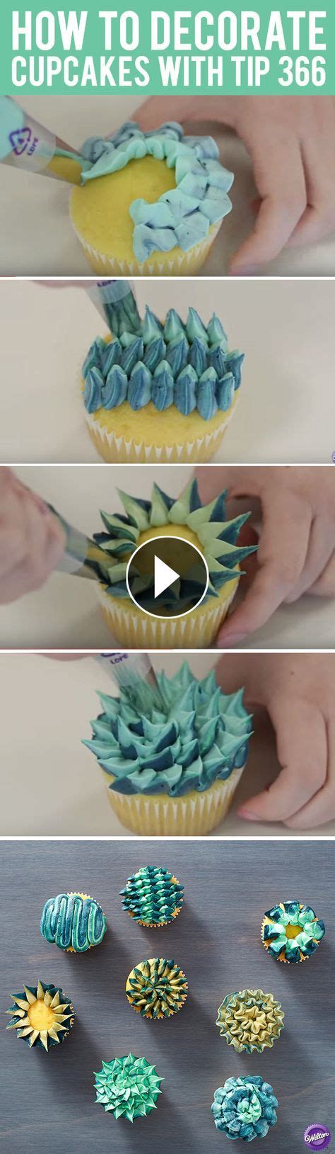 Learn Different Ways To Decorate Cupcakes Using Only One Tip Wilton
