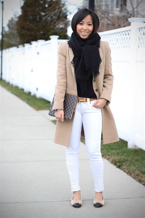 How To Be Cool Wearing White Jeans In The Fallwinter Your True Self Blog