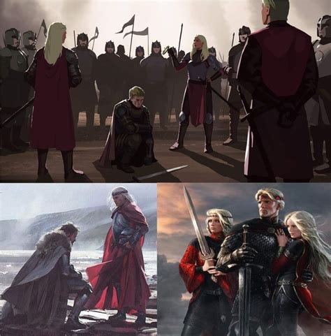 Conqueror Aegon Visenya And Rhaenys Targaryen Drogon Game Of Thrones