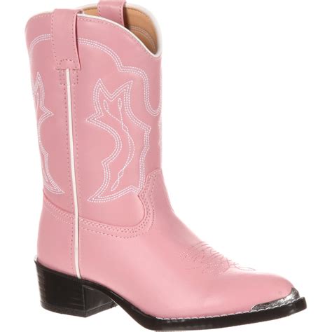 Durango Toddler Dusty Pink And Chrome Western Boots Bt758