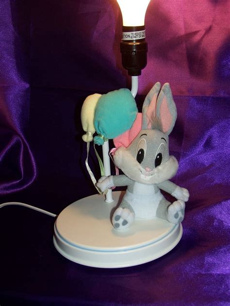 Baby Bugs Bunny With Balloons Nursery Lamp Desk Lamp
