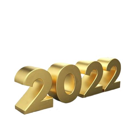 2022 Gold Text Png