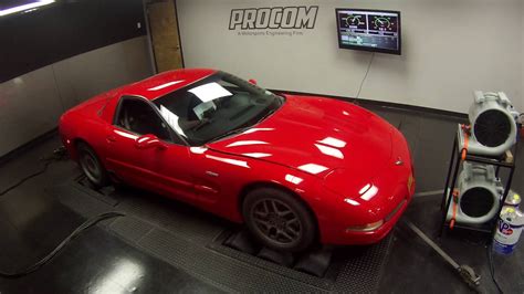 2004 Corvette Z06 Dyno Tune At Procom Racing 395whp395wtq Youtube