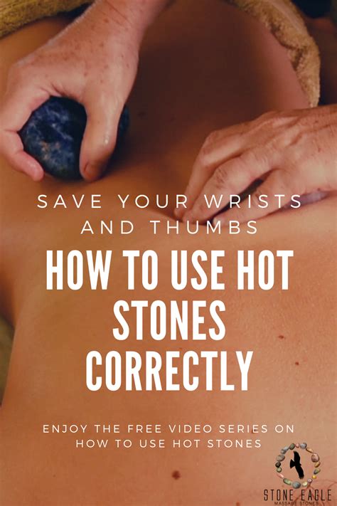 How To Use The Stones Correctly In A Hot Stone Massage Stone Massage Hot Stone Massage