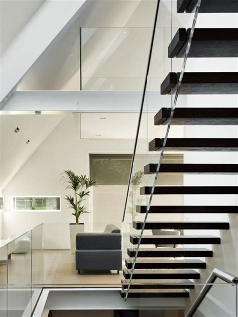 Floating Staircase I Glass Wooden Modern Staircase Design I Eestairs I