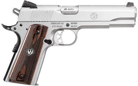 Ruger Sr1911 45 Auto Stainless Centerfire Pistol Le For Sale Online