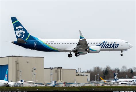 Boeing 737 9 Max Alaska Airlines Aviation Photo 6313793