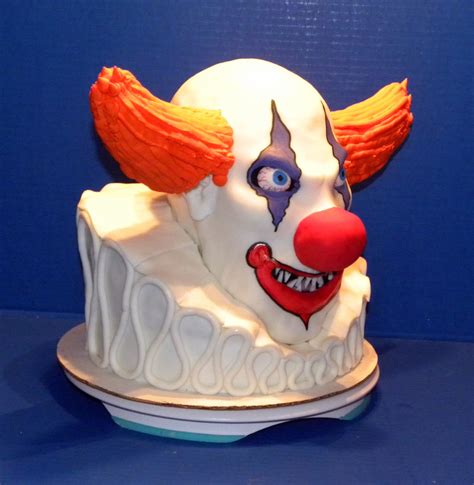 8 Killer Clown Cakes Photo How To Make An Evil Clown Cake Scary Clown Birthday Cake And Scary