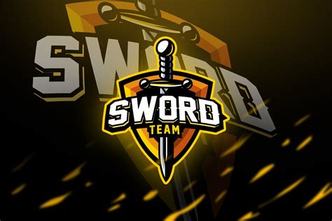 Sword Mascot And Esport Logo Mascot Logo Game Logo
