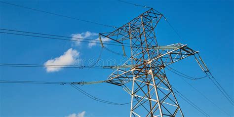 Electrical Station Electric Transmission Tower High Voltage Post