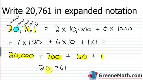 Pre Algebra Practice Set 2 Expanded Notation Youtube