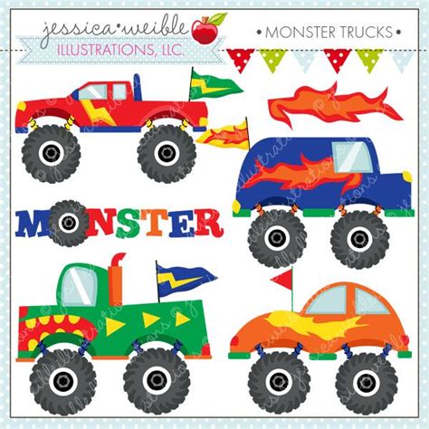 Monster Trucks Cliparts Monster Trucks Digital