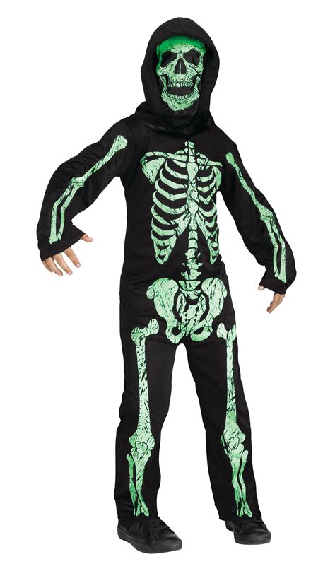 Halloween Boys Skeleton Phantom Costume Size Small By Fun World