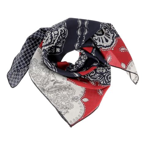 Tuto couture facile couture pour bébé couture enfant patron couture idée couture foulard bébé bandana bébé patrons d'écharpes enfants patrons informations complémentaires. Foulard Bandana Paisley Bleu marine et Rouge