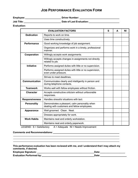 Driver Evaluation Form Pdf Fill Online Printable Fill Vrogue Co
