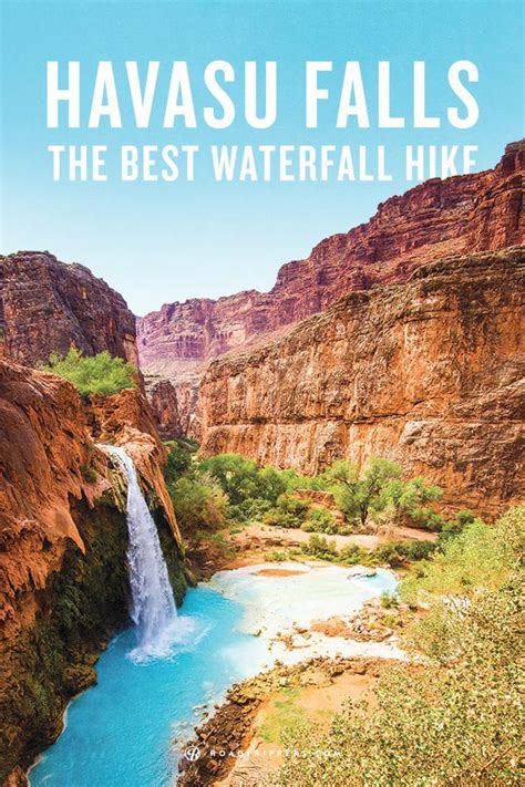 Just Outside Of The Grand Canyon Is Havasu Falls And Breathtaking View