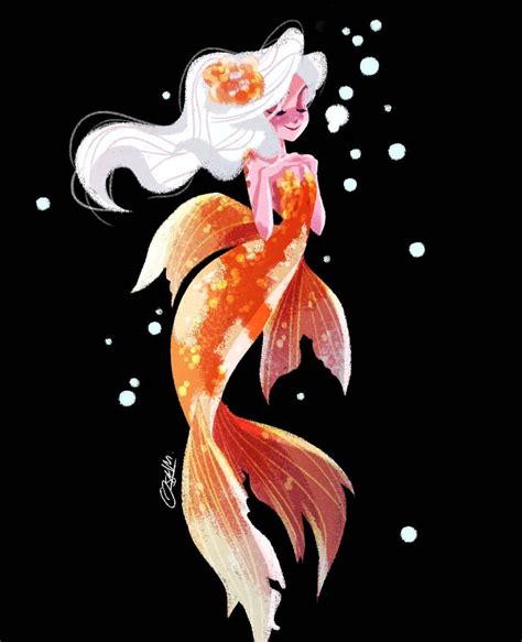 Mermay Goldfish Mermaid Mermaid Art Mermaid Drawings Mermaid Pictures