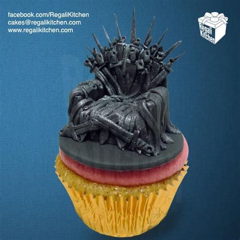 Game Of Thrones Cupcake Iron Throne Cupcake By The Regali Kitchen