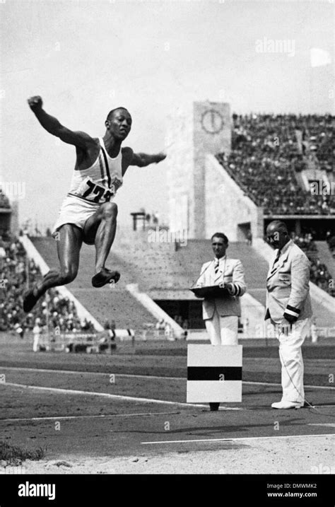 May 3 1936 Berlin Germany American Athlete Jesse Owens Competing