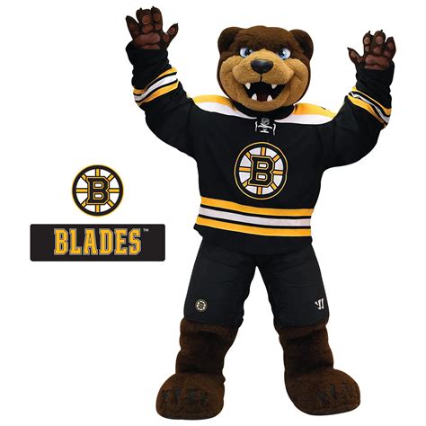 Boston Bruins Blades 2021 Mascot Officially Licensed Nhl Removable