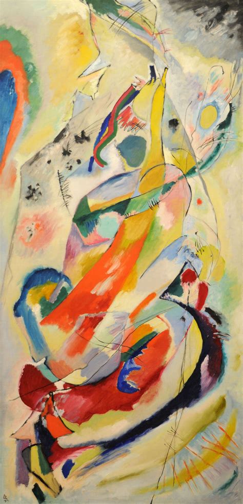 Vasily Kandinsky Panel For Edwin R Campbell No 1 1914