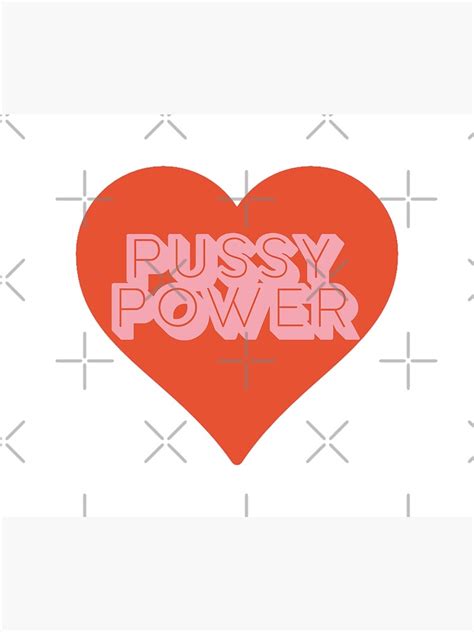 3d Pussy Girl Power Feminist Red Heart Poster For Sale By Llcrg Redbubble