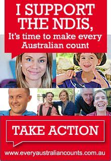 Closed now until 09:00 am. National Disability Insurance Scheme poster (Australia). Image description: five photos of ...