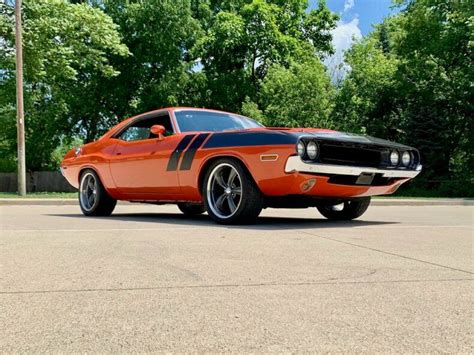 1970 Dodge Challenger Orange Coupe 440 Six Pack V8 Automatic For Sale