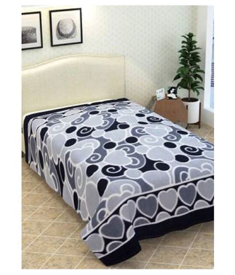 New Panipat Textile Zone Double Polar Fleece Plain Blanket Buy New