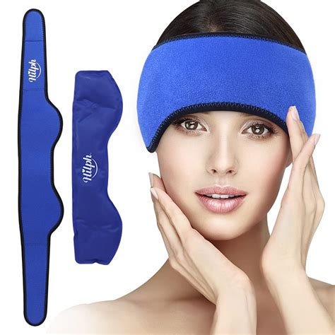 Buy Hilph® Migraine Ice Wrap Headache Ice Pack Gel Cold Pack Head Ice