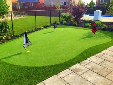 If you know someone that has a backyard or office putting green, getting them a set of. Backyard Putting Green in Vaughan. Custom flags for the ...