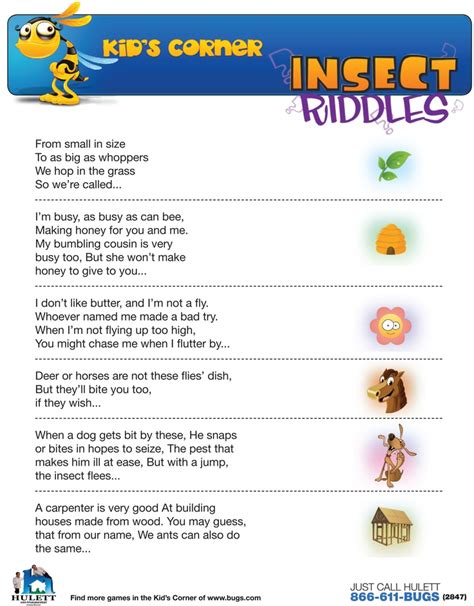 Riddles For Kindergarten Kids Riddles For Kids